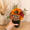 Insert plastique pour vase de cimetière.