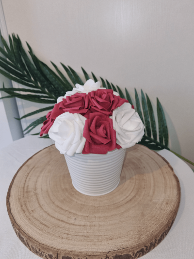 petit pot fleurs funéraires