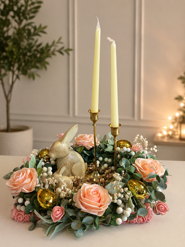 Centre de table feuillage.