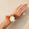 Bracelet en perles florale.