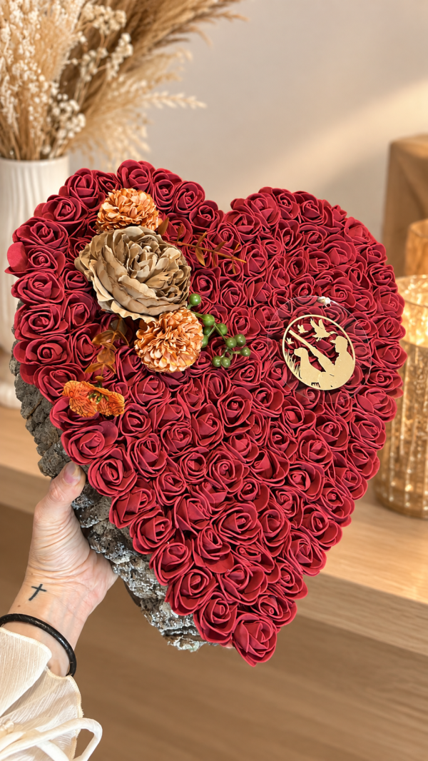 F4334A2C-1533-48F9-9F6E-AA215D7DE03A Coeur Rustique fleuri.