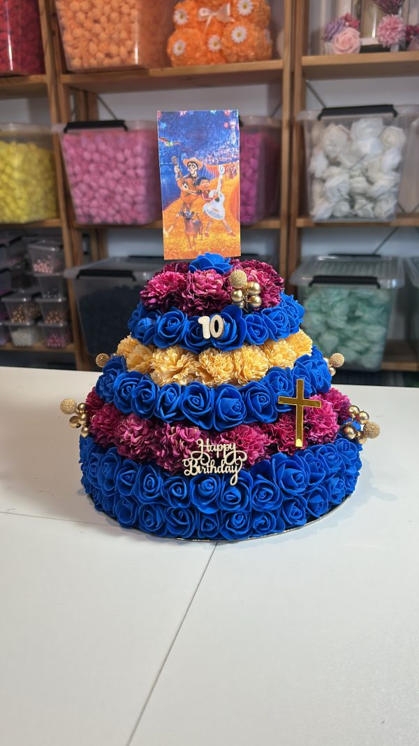 Gâteau floral éternelle.