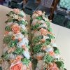 Long centre de table pour mariage.