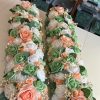 Long centre de table pour mariage.