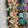 Long centre de table pour mariage.