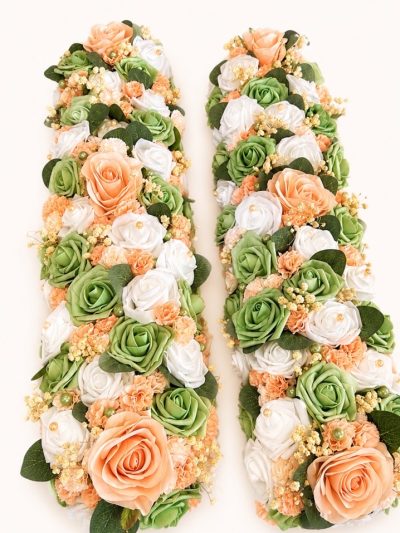 Long centre de table pour mariage.